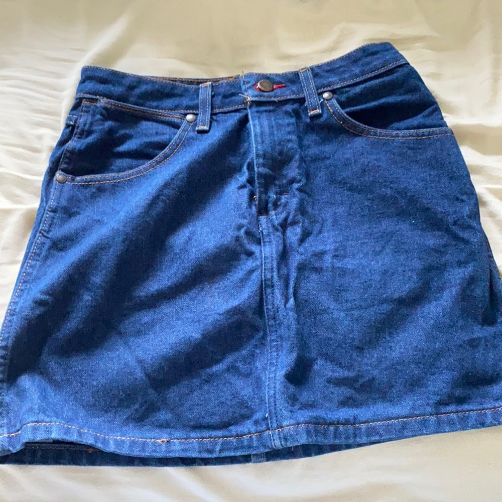 Vans jean skirt